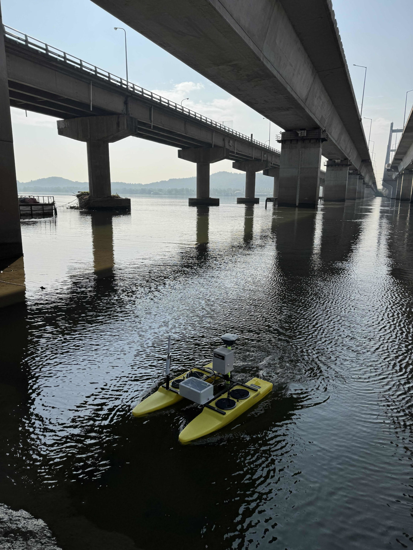 Pole-Mounted Echosounder Echologger ECT D24SSP USV