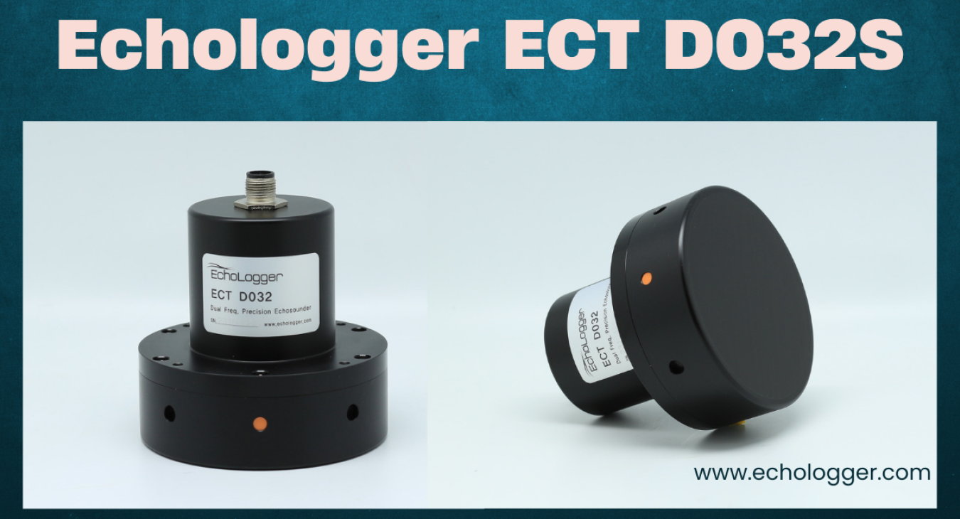 World Most Compact Dual Freq. Echosounder Echologger ECT D032S