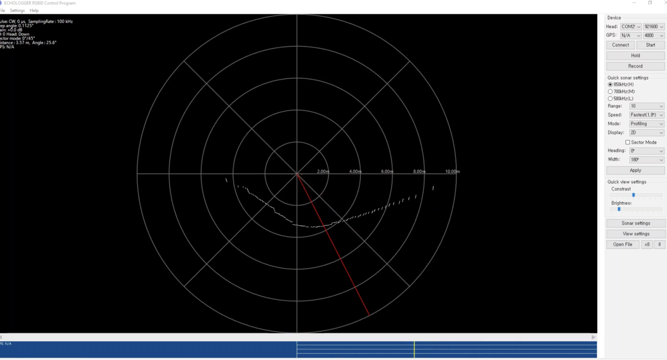 Scanning Sonar, Imaging Sonar, Profiling Sonar MRS900P